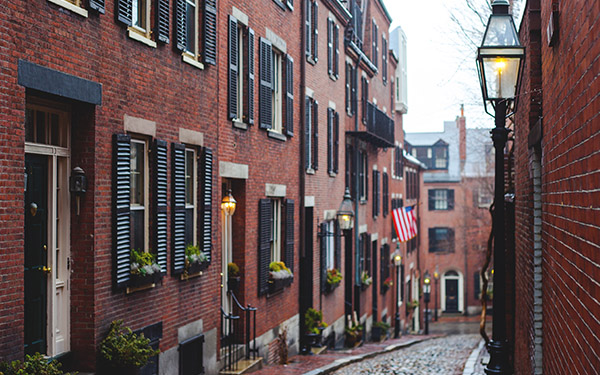 Consider Us - IMG 1 looking down a boston alleyway